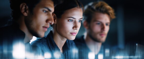 Obraz premium ai at work is the magic glue boosting teamwork and efficiency in business