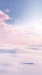 Nature wallpaper, pinkish snow-covered landscape , pinkish sky, phone wallpaper
