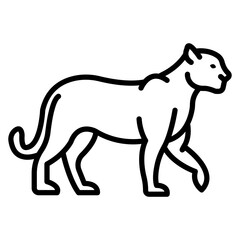 Fototapeta premium Panthera Icon
