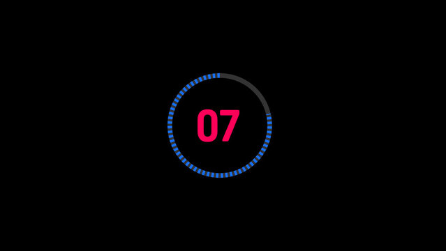 Timer Cycle 10 Sec Count Down