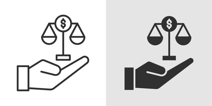 Equity Icon representing ownership, shareholder value, and business investment.