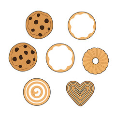 Assorted Cookies and Treats Illustration