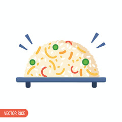 Delicious Mixed Rice Dish on a Plate