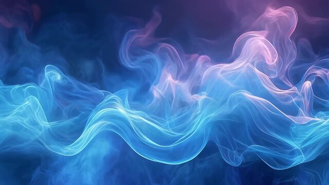 Abstract illustration of flowing energy fields, depicting a dynamic interplay of light and form within a luminous space.