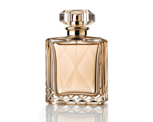 perfume bottle isolated on white