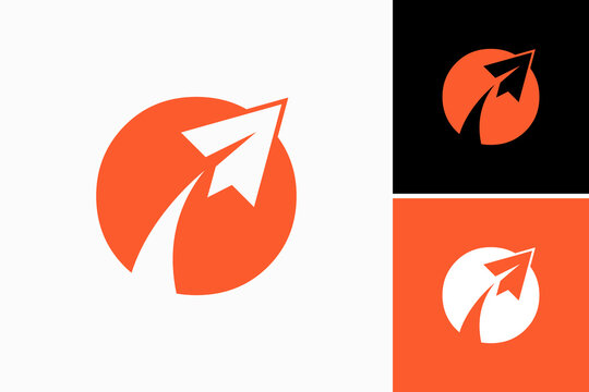 Plane Travel Vector Logo Premium 