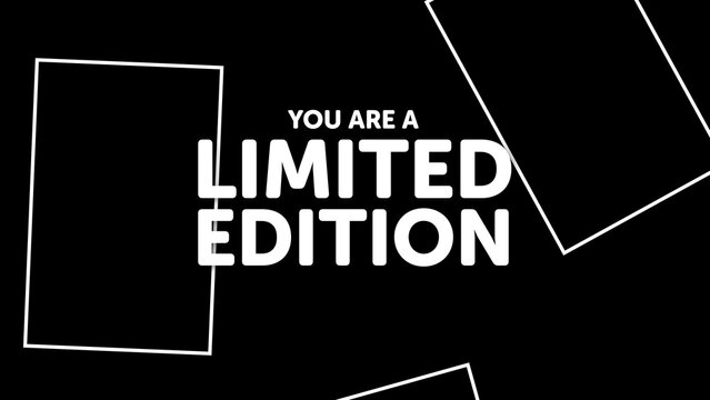 Poster Black White 178 - Clean Minimal White Background Modern Poster Design Elegant Typography Cinematic Intro Text Animation Slideshow Branding Presentation