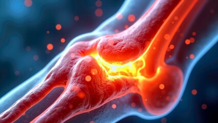 Lower limb joint flow light special medical technology imaging image