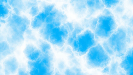 Fototapeta premium Blue Cloudy Abstract Soft Watercolor Texture Background