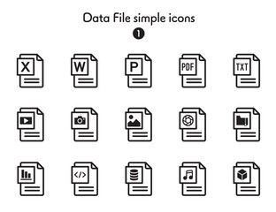 シンプルアイコン集 ファイル形式 © Armadilloz