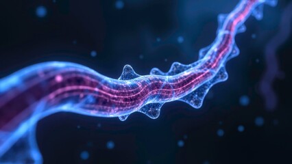 Microfluidic Diagram of Neurofilament Blue Light Medical Technology