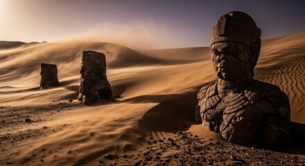 monument valley at sunset