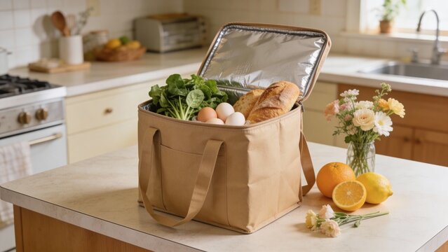 Unboxing Easter Brunch Delivery at Home (Unbranded Bag, Fresh Ingredients)
