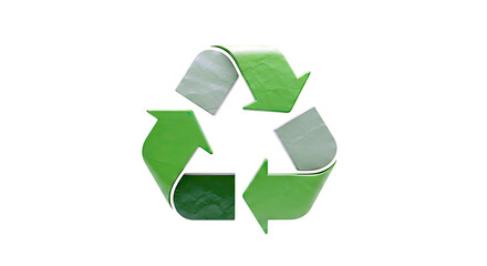 Obraz premium Green Recycling Symbol