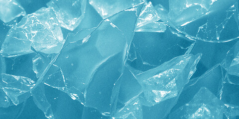 Frozen Ice Texture Background © Sergio