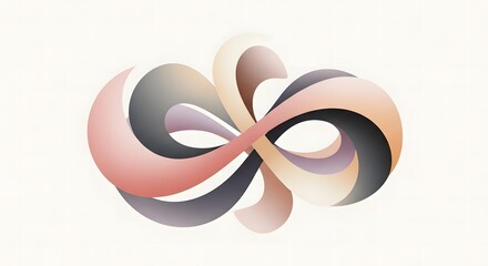 Abstract art featuring a mesmerizing blend of soft pastel colors in a fluid, dynamic design