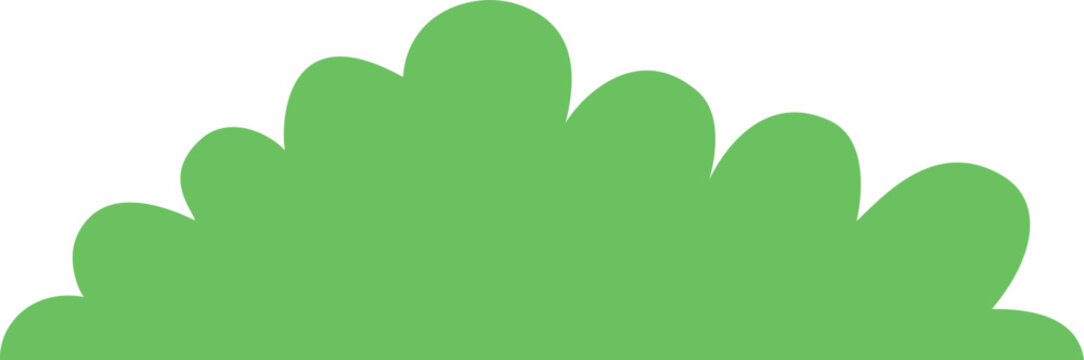 심플한 수풀 덤불