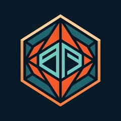 monoline smooth curve abstract logo