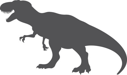 A large dinosaur is shown in black and white © MicroOne