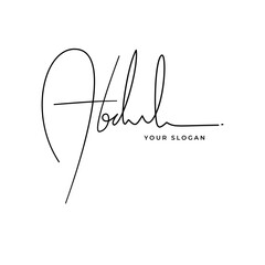 Abdul name signature logo vector design