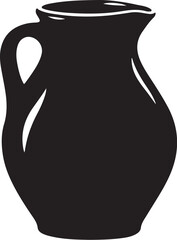 Ceramic Vase Silhouette Vector bundle