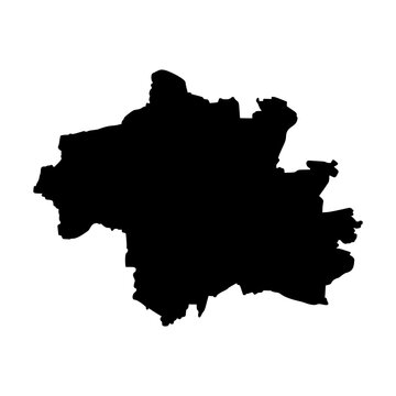 Munich Germany city map silhouette vector illustration