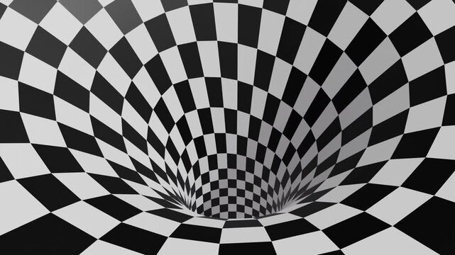 Abstract spiral tunnel motion background