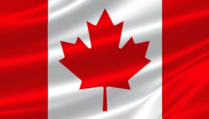 Canadian Flag &ndash; Red Maple Leaf Symbol of Canada