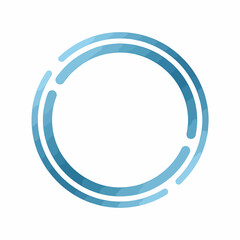 Blue Circle Logo Design