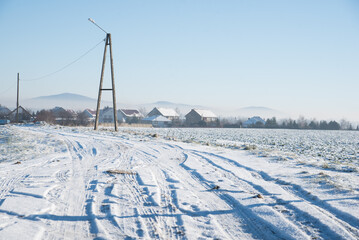 Zimowy krajobraz  © Marart.pl