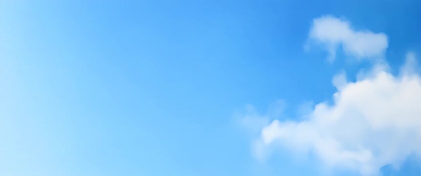 Serene watercolor sky with gentle clouds swaying softly, as the camera pans slowly, creating a calming, atmospheric scene perfect for meditation and relaxation videos.