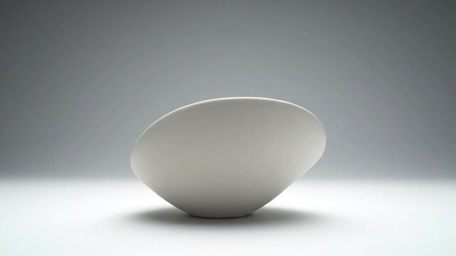 Minimalist Object Presentation Showcasing a generic, unbranded modern object with soft, studio lighting.