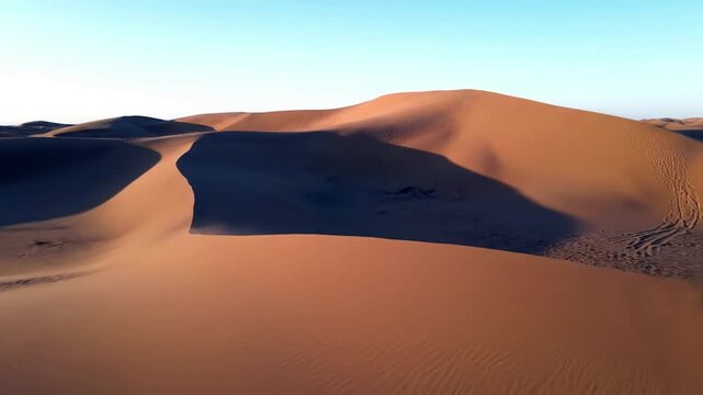 Abstract Dune Topography Aerial Glide