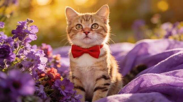 cat in the garden