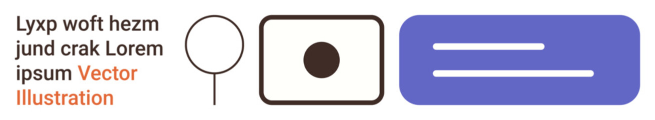 Fototapeta premium Graphic design, typography, layouts, branding, modern visuals, creative concepts. Abstract geometric shapes and bold text interplay. Graphic design and typography concepts