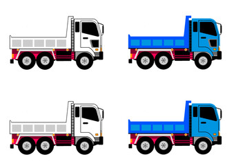 大型ダンプカーのセット © おだか