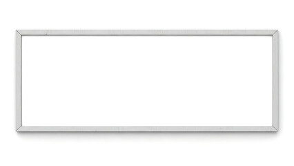 white frame on white