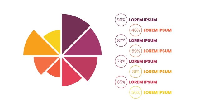 Modern Design Infographic Data Visualiser Graph