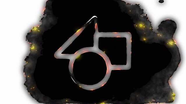 Burning Through Layer Logo Reveal Intro