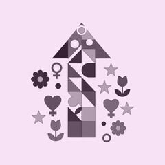 Minimal Feminine Geometric Empowerment Arrow
