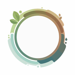 Obraz premium Eco Friendly Circle Logo