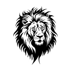 Obraz premium Majestic Lion Head Illustration