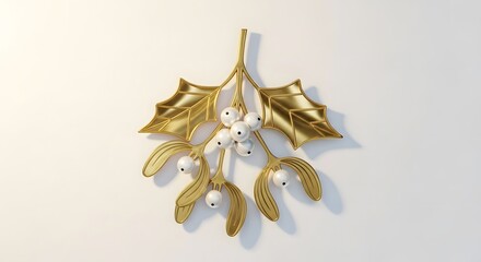 golden christmas ornament