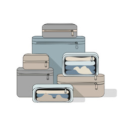 Assorted Suitcases and Luggage