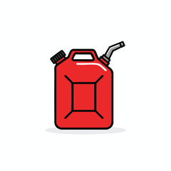 Red Fuel Canister Icon
