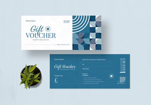 Gift Certificate Coupon Voucher Template