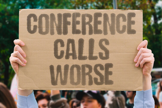 "Conference Calls Worse" Multiple listeners amplify phone anxiety. MULTIPLE. LISTENERS. AMPLIFY. PHONE. ANXIETY.