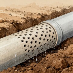 Porous pipes for subsurface drainage in agriculture
