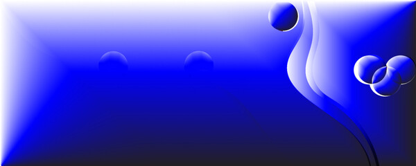 blue watercolor texture circle abstract art background.