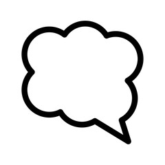 Speech Bubble Icon Vector Symbol Design Illustration